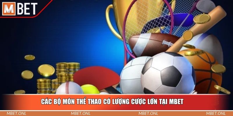 Các bộ môn thể thao có lượng cược lớn tại Mbet