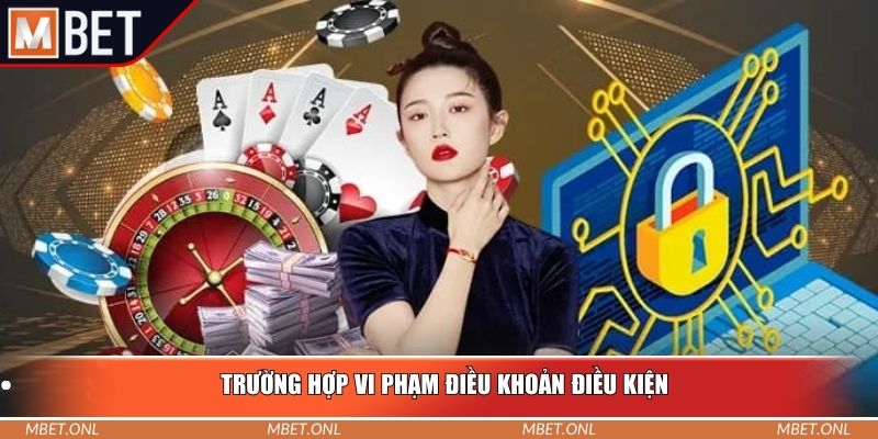 Trường hợp vi phạm điều khoản điều kiện